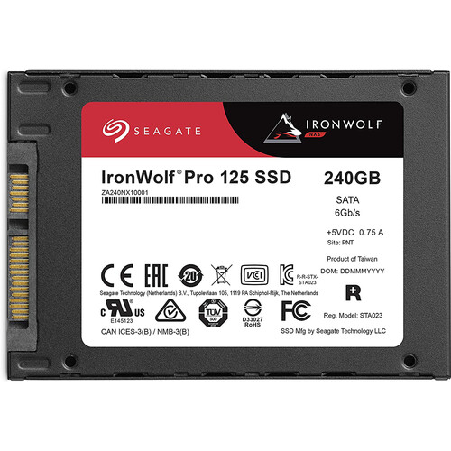 SSD Seagate IronWolf Pro 125 240GB ZA240NX1A001 2.5 inch SATA III 545/360