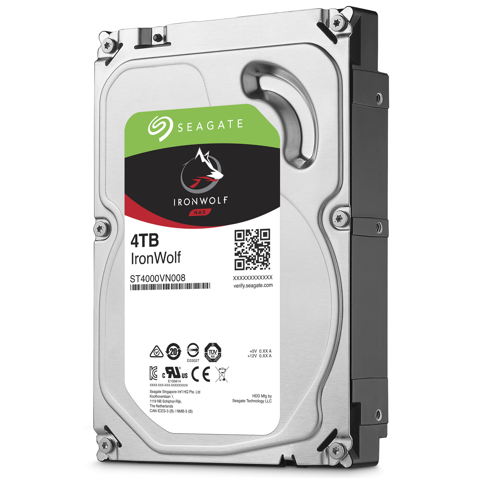 HDD Seagate IronWolf 4TB ST4000VN008 3.5 inch SATA III 64MB Cache 5900RPM